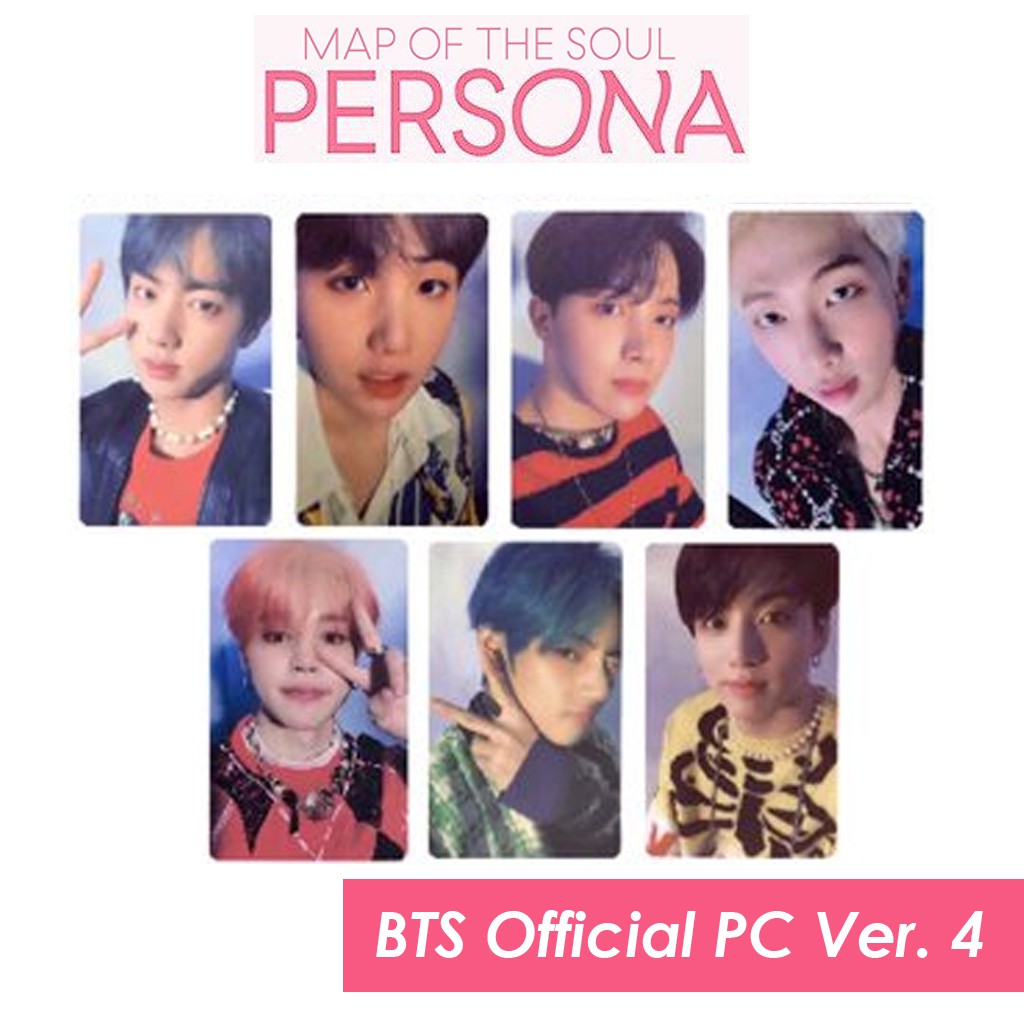 BTS Persona Official Album Photocards version 4 Shopee