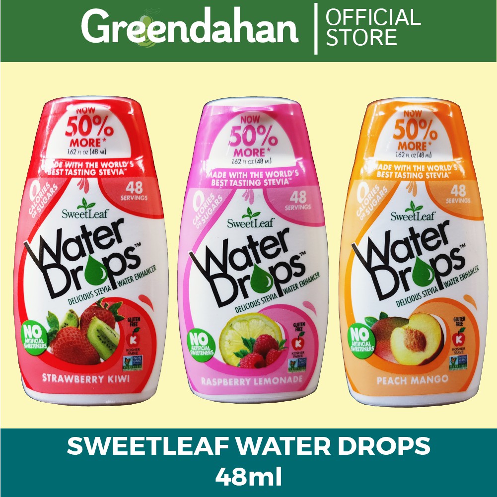GREENDAHAN /SweetLeaf Stevia Water Drops Sweetener 48ml Shopee