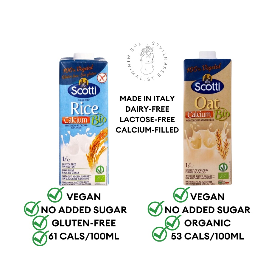 Rice Milk Oat Milk Almond Milk DairyFree Vegan GlutenFree NoSugar