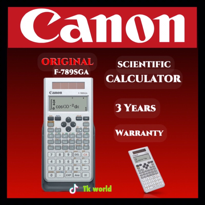 Canon Scientific Calculator F 789SGA f789 = fx 991es plus Shopee