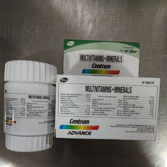 Centrum advance bottle 30tablets Shopee Philippines