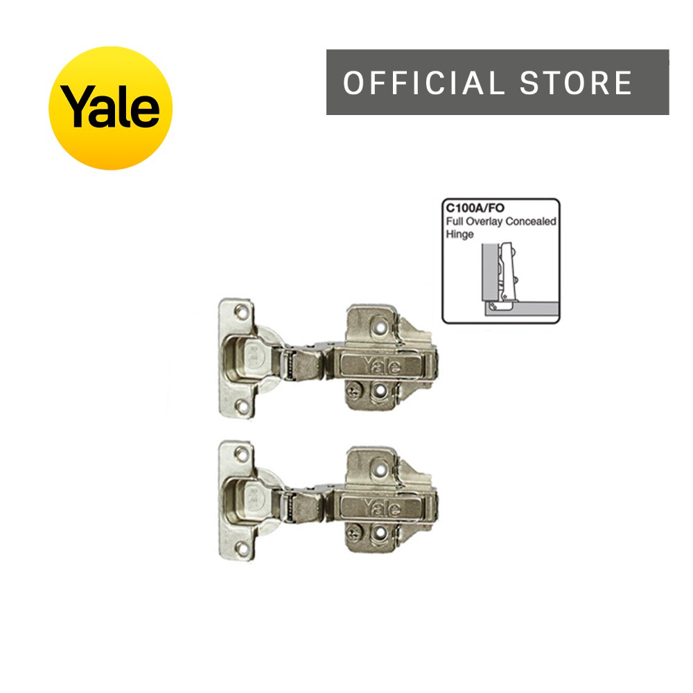 YALE CONCEALED HINGES FULL(2PCS) C100A/FO Shopee Philippines