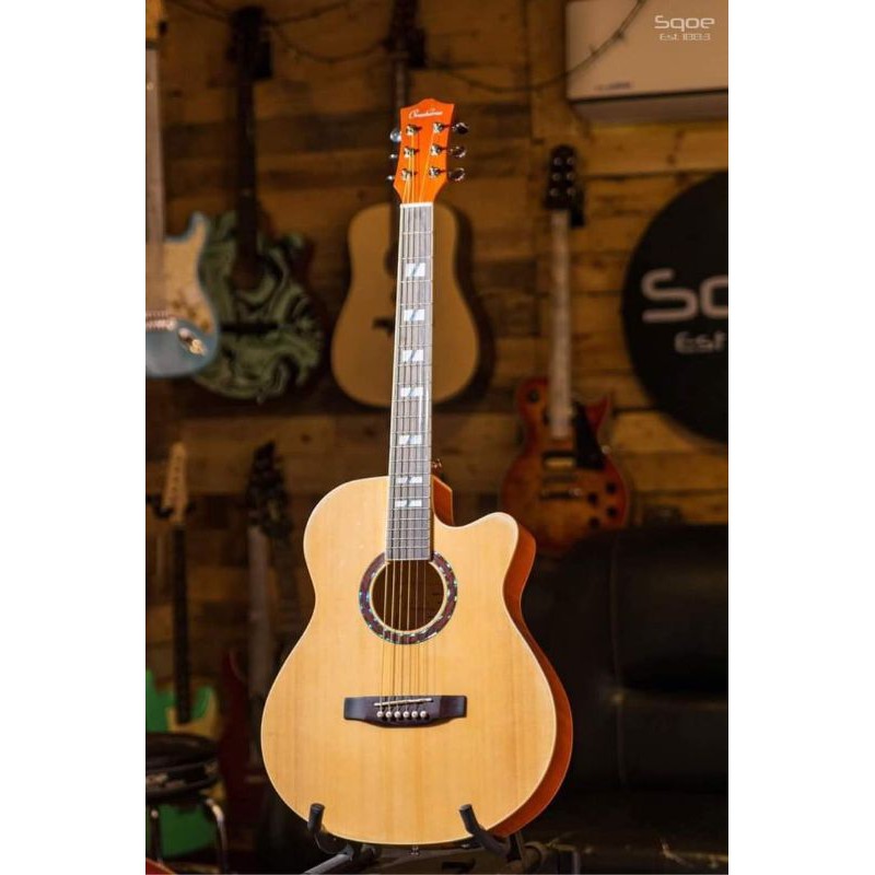 Cranberries Acoustic Guitar 40'Inches 5way Equalizer With Tuner (Glossy