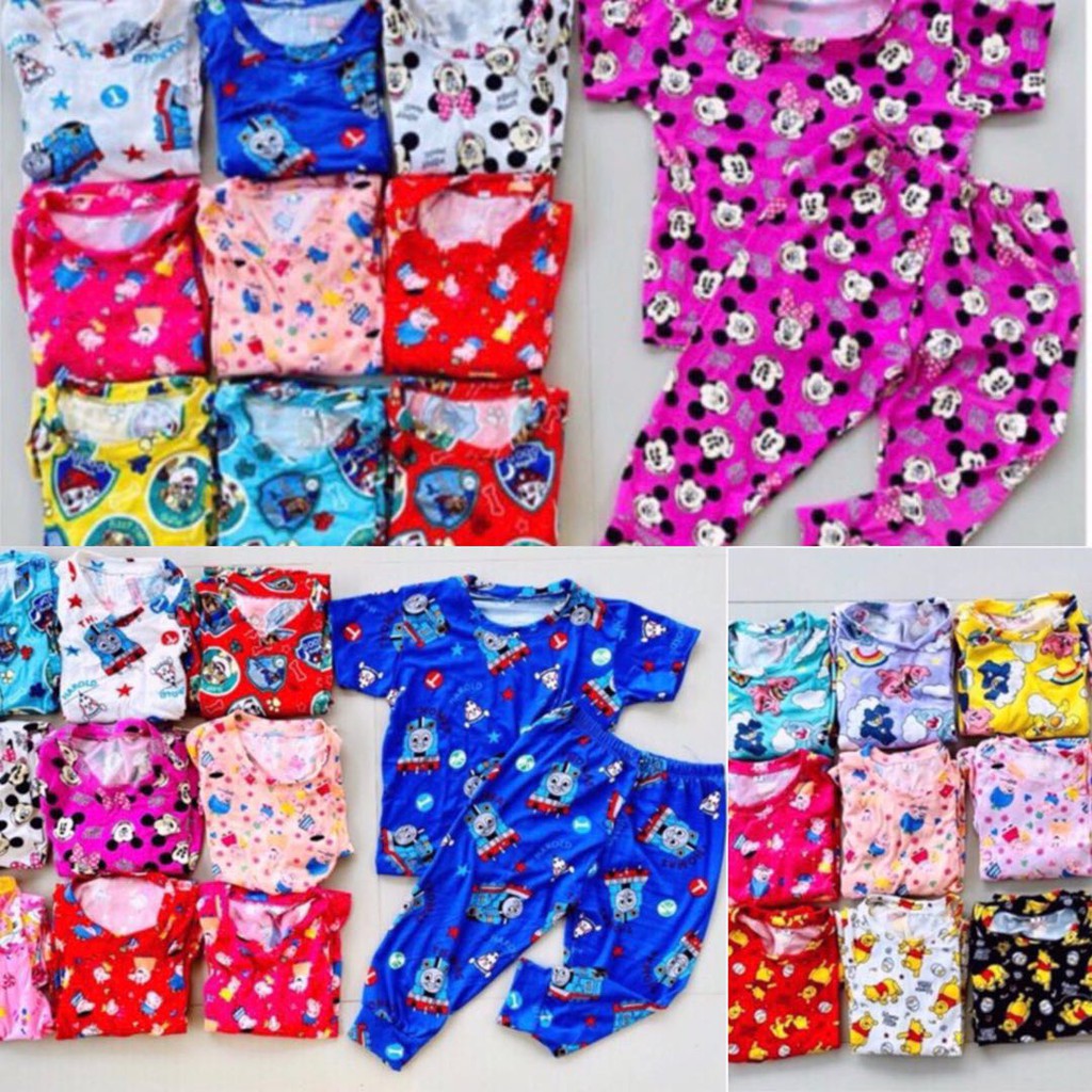 pajama terno for kids (character design) Shopee Philippines