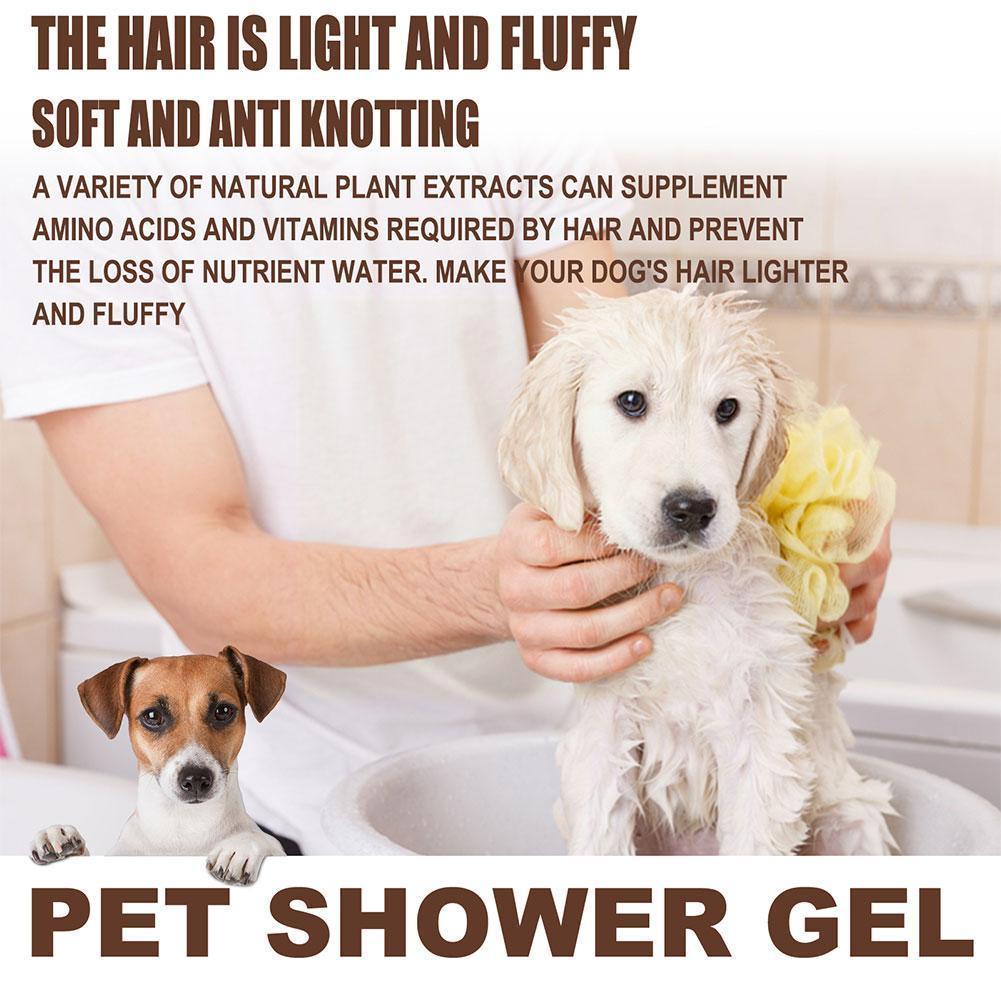 2022 NEW Pet Shower Gel Pet Shampoo and Conditioner 2in1Pet Shower Gel for Puppy Dog Cat Shower