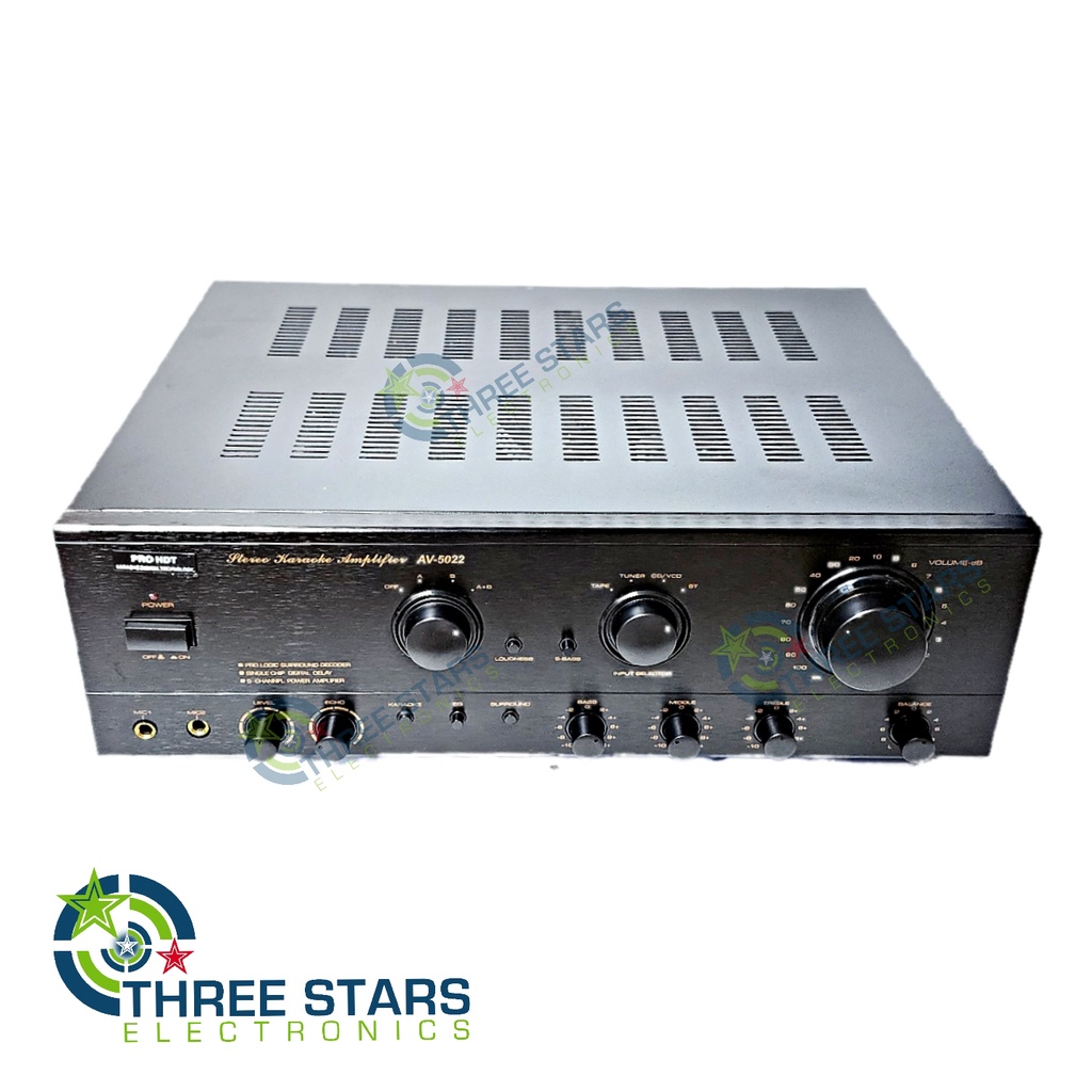 Pro HDT AV 5022 550 watts x2 5.1 Channel Digital Karaoke Amplifier