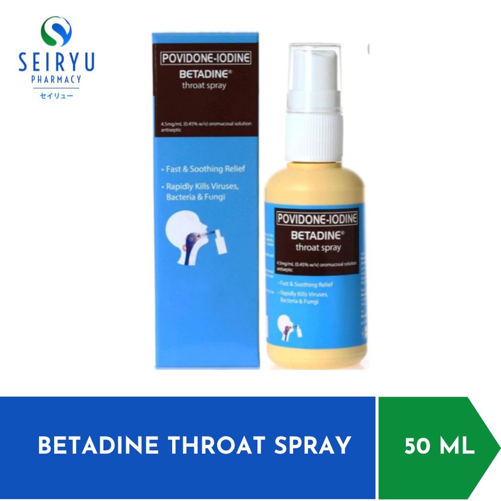 BETADINE POVIDONE IODINE THROAT SPRAY & NASAL SPRAY Shopee Philippines