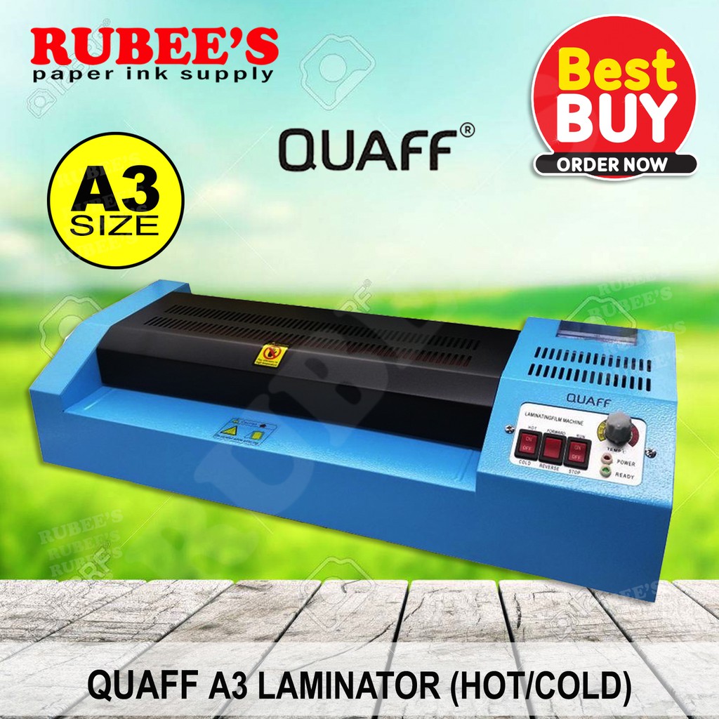 QUAFF LAMINATOR MACHINE A3 HOT/COLD Shopee Philippines