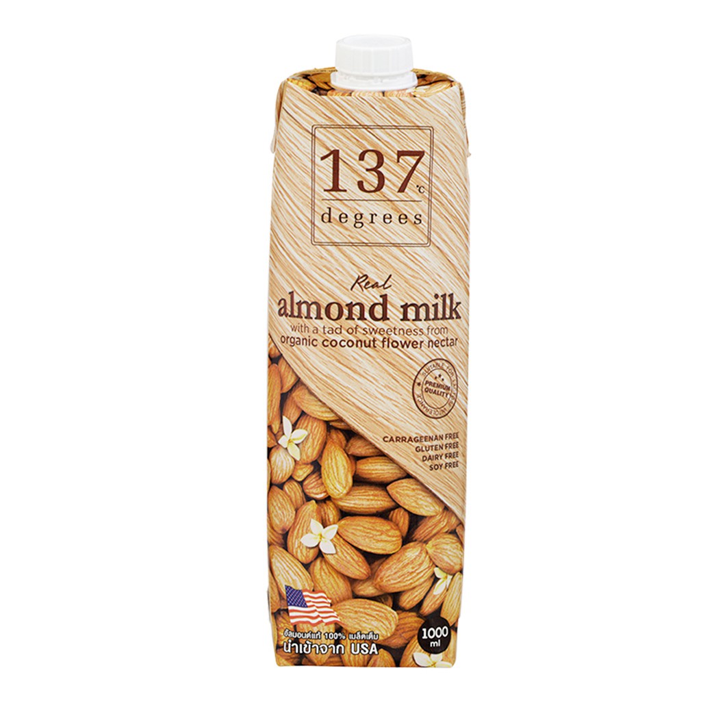 137 Degrees Almond Milk with Coconut Flower Nectar 1L Shopee