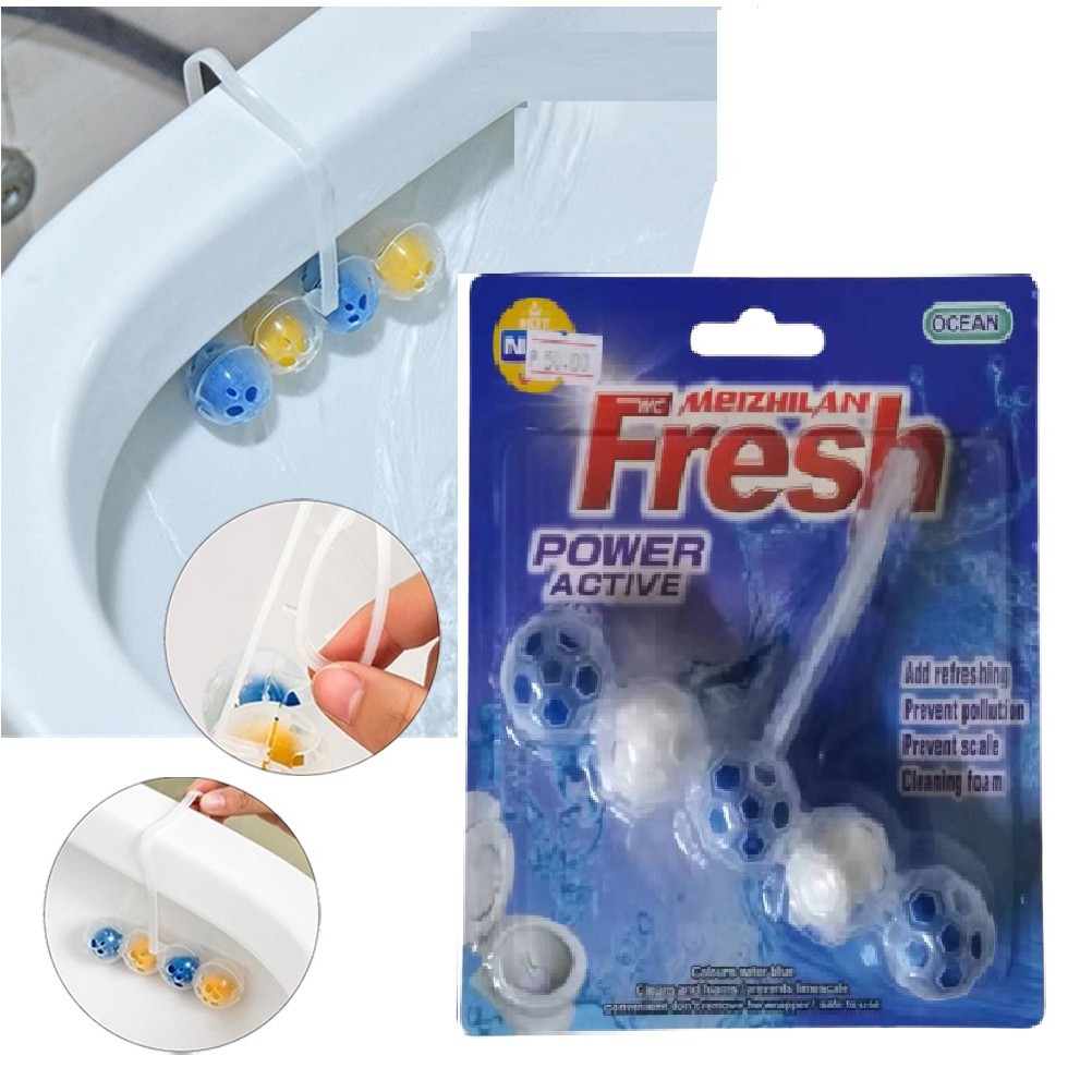 Toilet Bowl Air Freshener Indoor Toilet Deodorant Perfume Power 5in1
