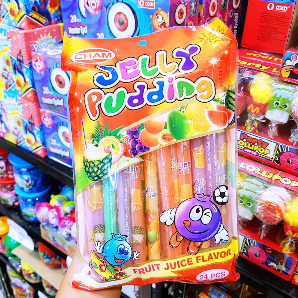 CHAM Jelly Pudding Fruit Juice Flavor 24pc Pack Shopee Philippines