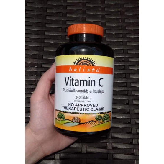 Holista Vitamin C Plus Bioflavonoids & Rosehips 1000mg (240 tablets