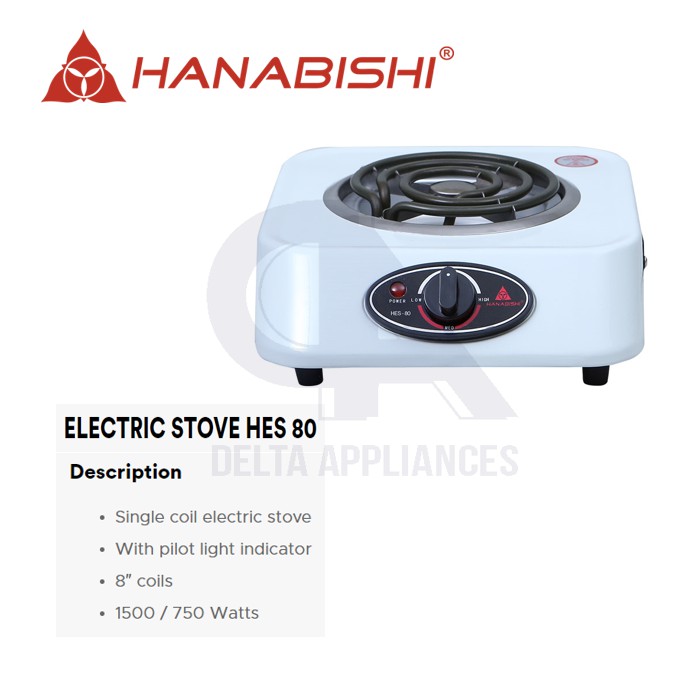 Hanabishi HES 80 Electric Stove (Single Burner) Shopee Philippines