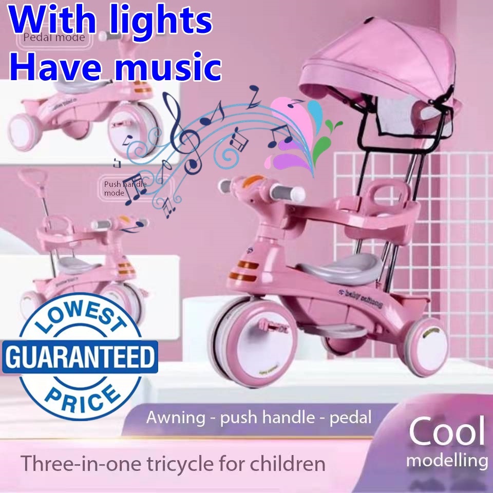 4 In 1 Baby Tricycle Baby Stroller kids bike baby tricycle Children