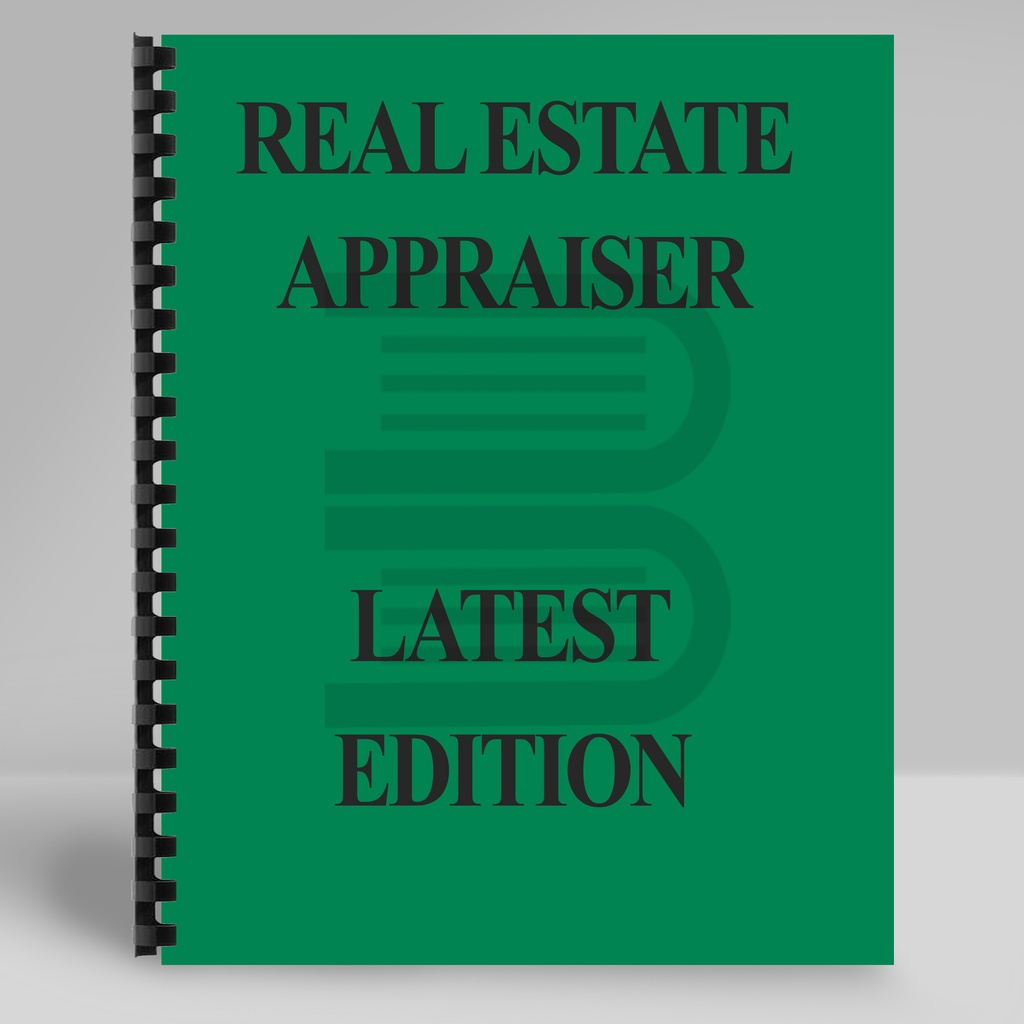REAL ESTATE APPRAISER BOARD EXAM REVIEWER Latest Edition Shopee