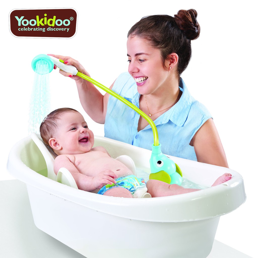 Yookidoo Baby Shower Elephant Newborns and Infants Water Pump & Trunk