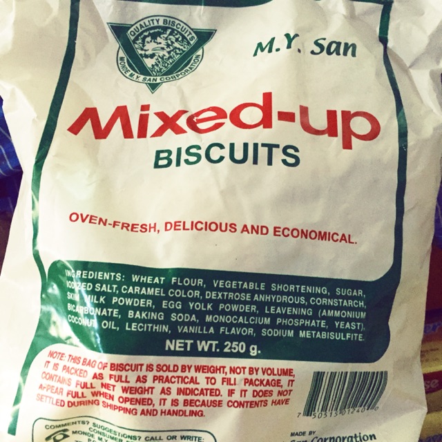 M.Y. San MixedUp Biscuits 250grams Shopee Philippines