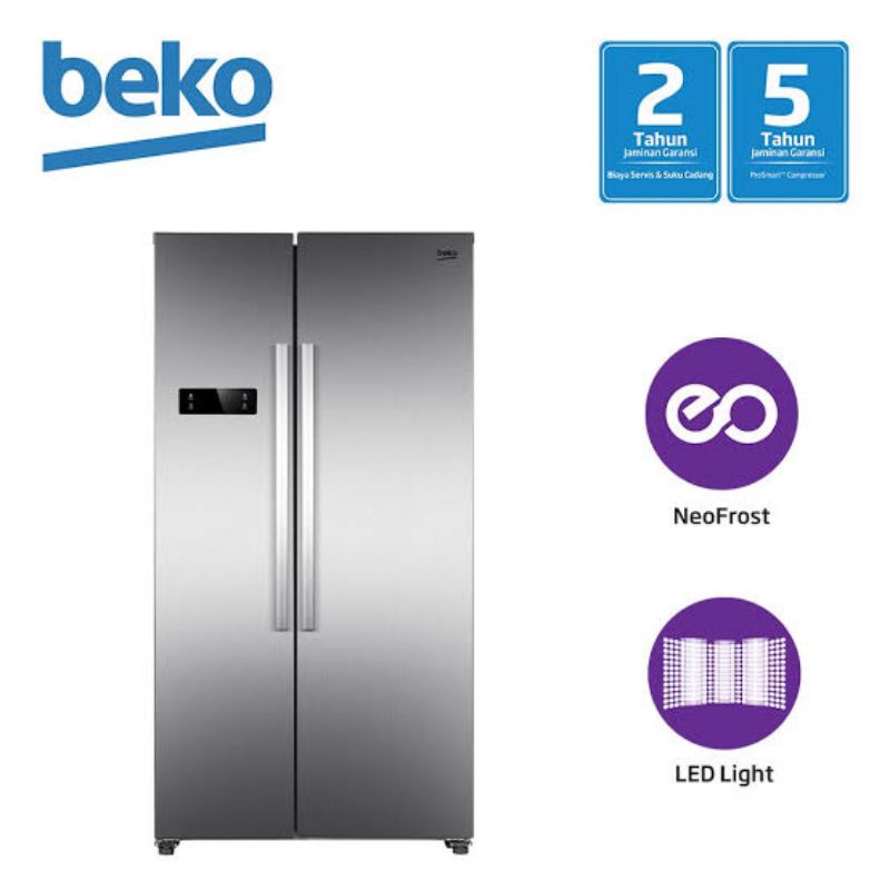 BEKO INVERTER side by side refrigerator pro smart inverter compressor