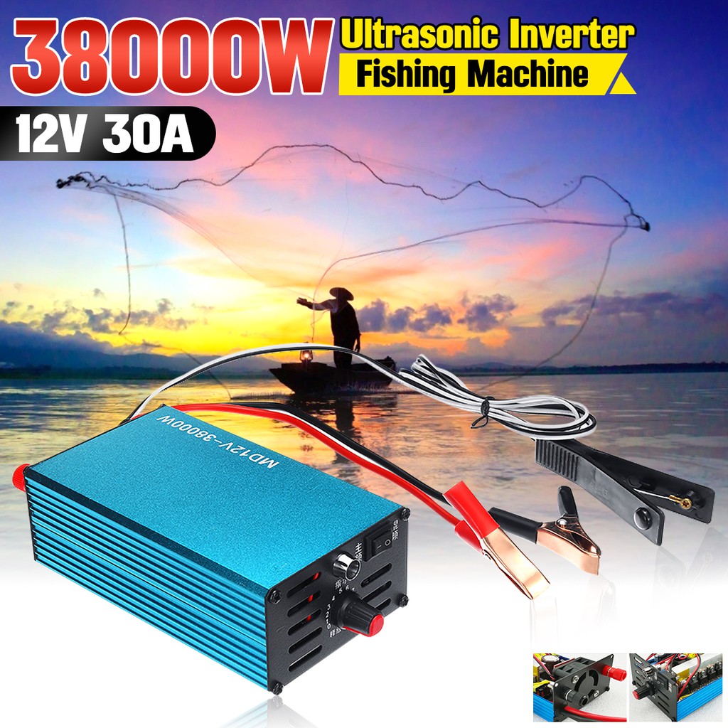 *COD* 38000W 30A DC12V Ultrasonic Inverter Electro High Powered Fisher