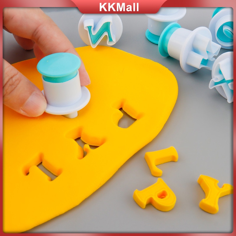 Fondant Letter Cutters 26 Pieces Alphabet Cookie Cutter Letters