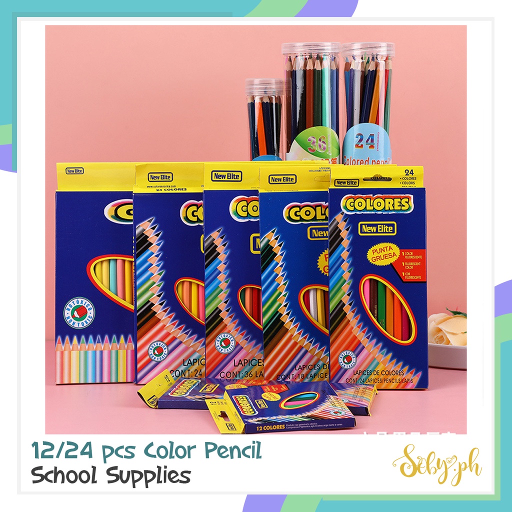 SOBY PH Color Pencil for Kids School Supplies Crayon Art Pencils