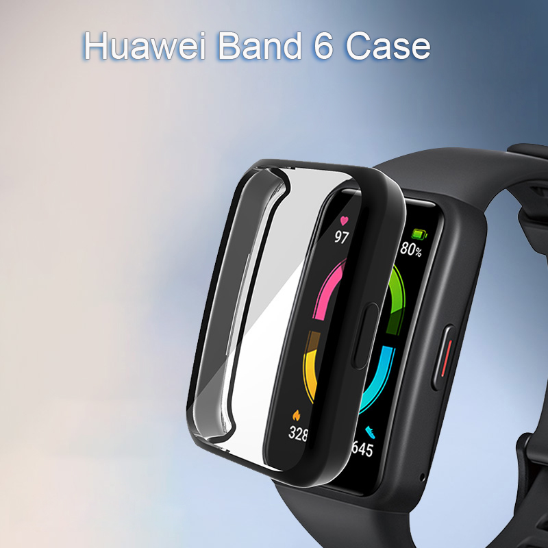 for Huawei Band 6 Watch Case Soft TPU Protective Cover for HUAWEI Band