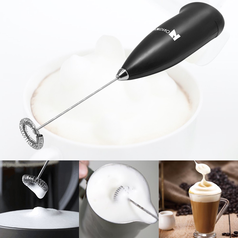 Mini Hand Mixer Electric Mini Milk Frother Coffee Mixer Stainless