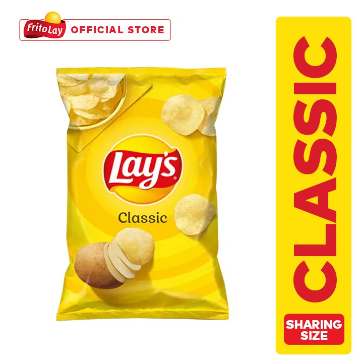 Lay's Classic Potato Chips 6.5oz Shopee Philippines