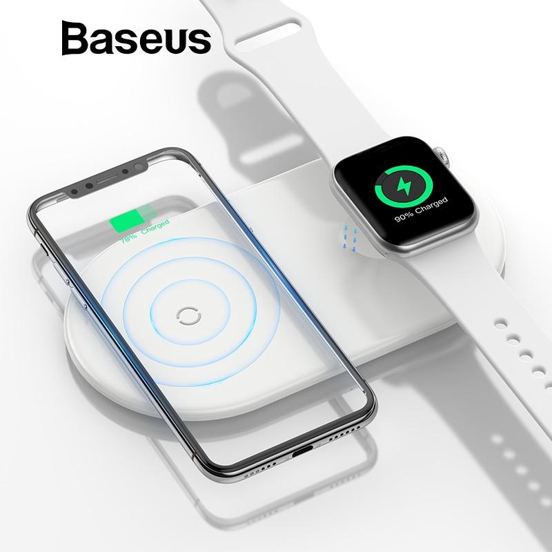 Baseus Qi Wireless Charger For Apple Watch iWatch 2in1