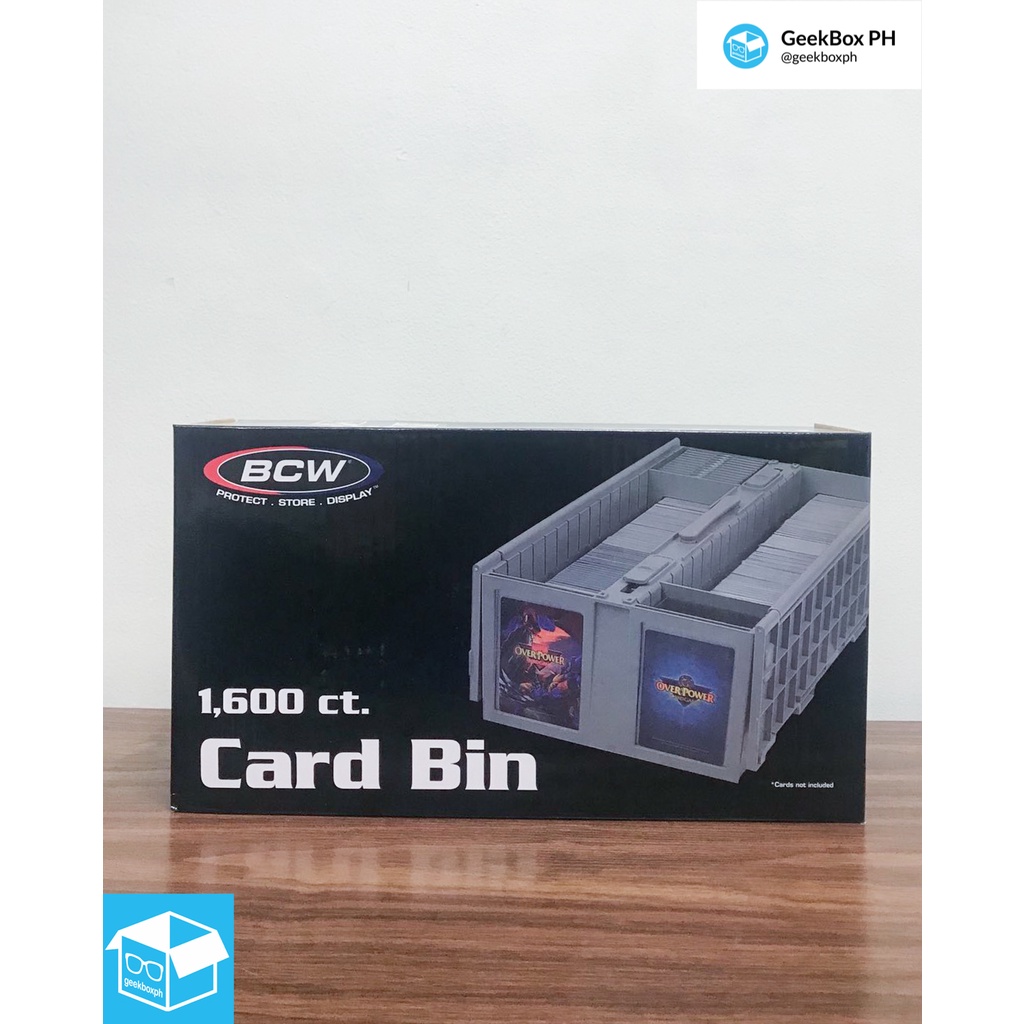BCW Collectible Card Bin GY 1600 ct Shopee Philippines