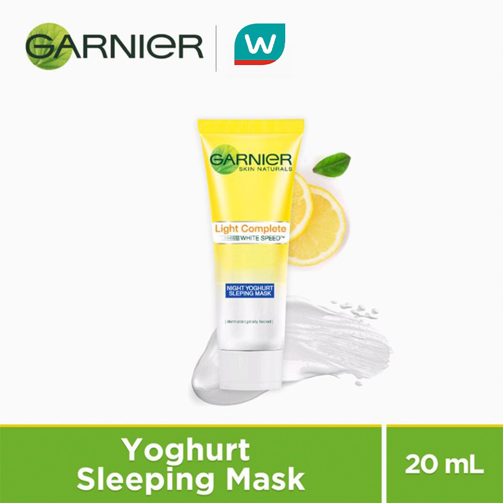 GARNIER Light Complete Yoghurt Sleeping Mask Whitening 20ml Shopee
