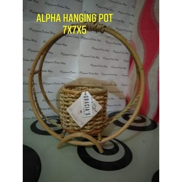 pure rattan hanging pots Shopee Philippines