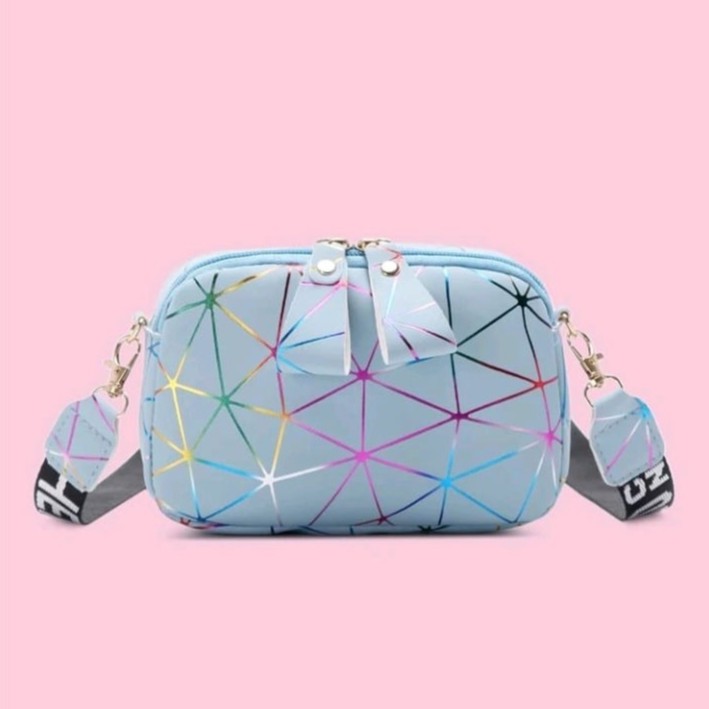 Korean Style Crossbody Bag Geometric Graphic Shopee Philippines