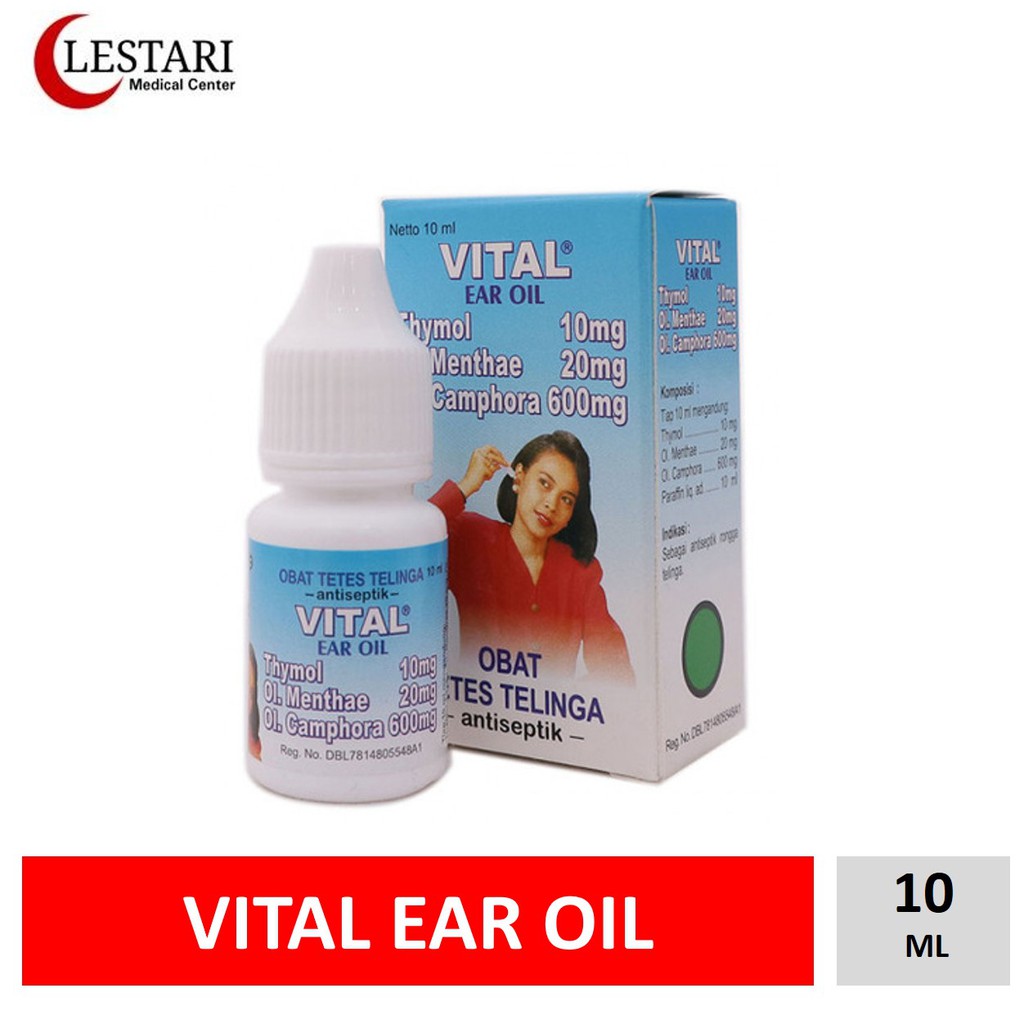 Vital Ear Oil 10ml Antiseptic Ear Drops Shopee Philippines