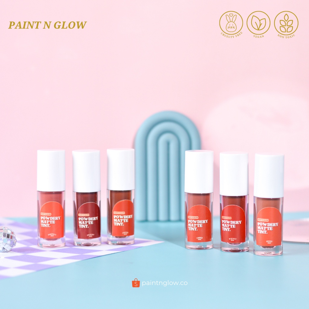 Powdery Matte Lip Tint Paint N Glow Cosmetics Shopee Philippines