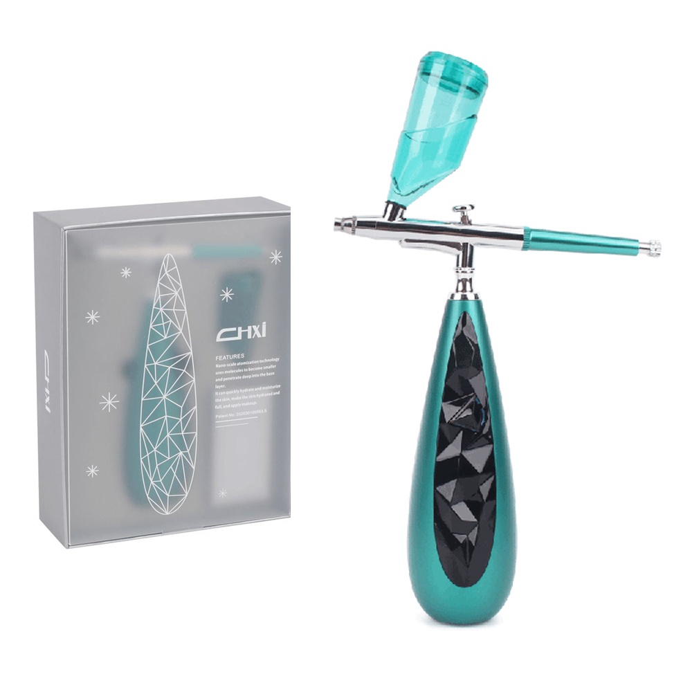 Portable Airbrush Makeup Compressor Face Water Oxygen Sprayer Injector