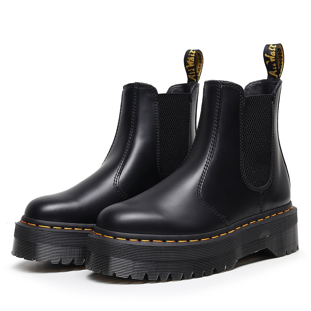 Dr Martens 2976 Quad Women's Chelsea Martin Boots Platform Lether Ankle