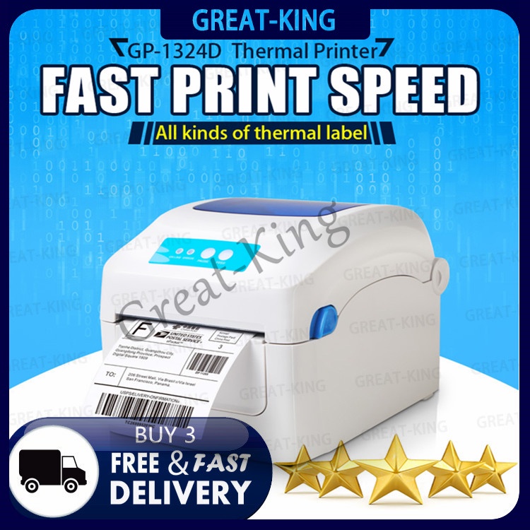 GPrinter GP1324D Direct Thermal Printer Shopee Philippines