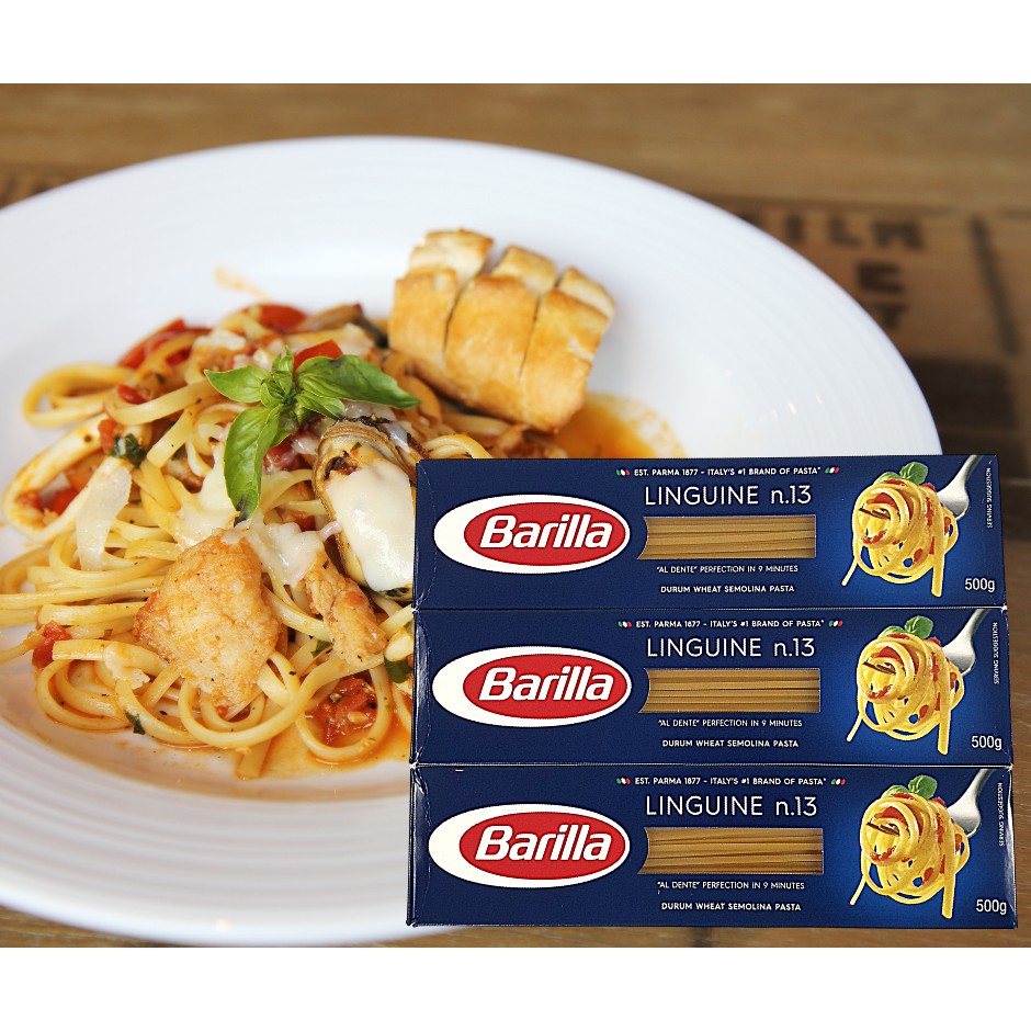 Barilla Linguine N.13 Durum Wheat Semolina Pasta, 500 grams (Pack of 3
