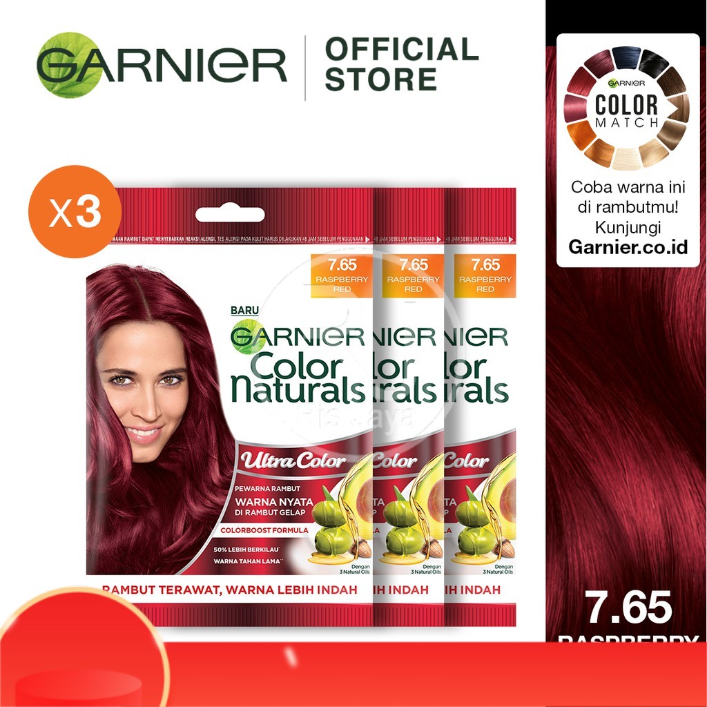 GARNIER ColorNat Cream Hair Color No Ammonia, Telus Air, 100 Halal