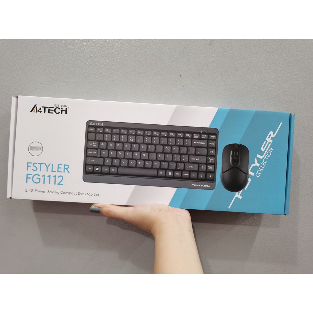 A4Tech FStyler FG1112 Compact Keyboard set Shopee Philippines