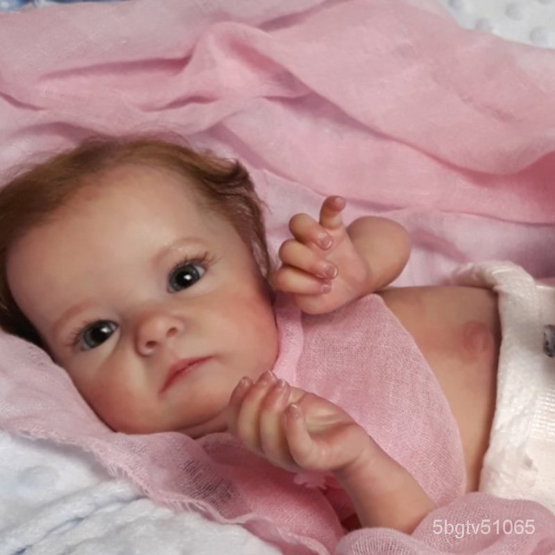 Bebe Reborn Kit Tink Vinyl Unpainted Unfinished Blank Reborn Doll Parts