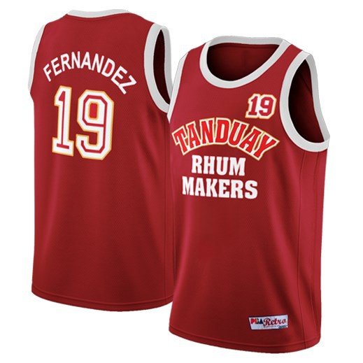 1986 Tanduay Rhum Makers Ramon Fernandez PBA Retro Jersey Shopee