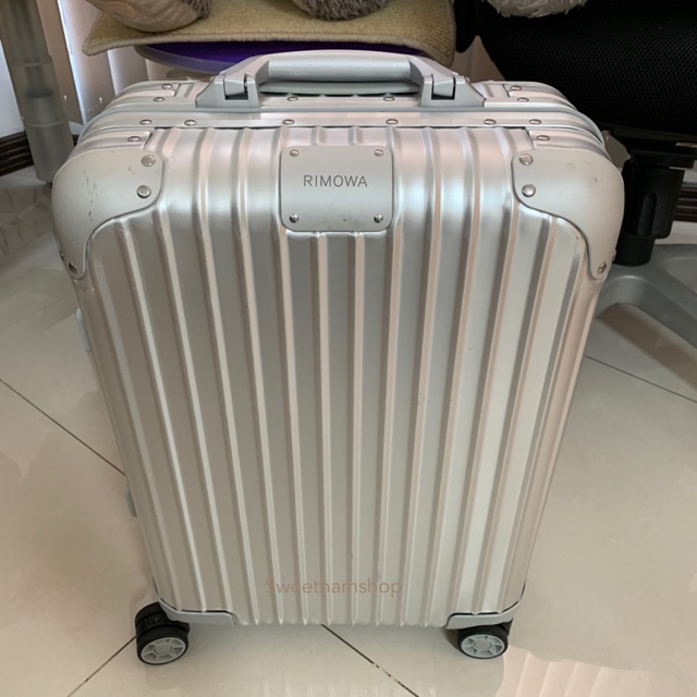 Authentic Rimowa Luggage Cabin S Aluminum 52cm Han Carry Shopee