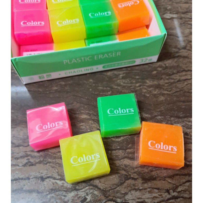 Colorful Eraser 2pcs/pack Shopee Philippines