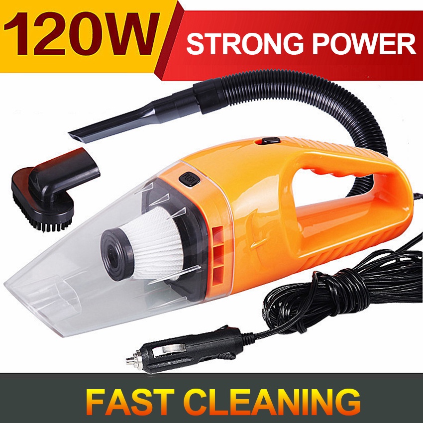 KSL Car Vacuum Cleaner Corded 4000 Pa Portable Handheld 120W Wet &Dry