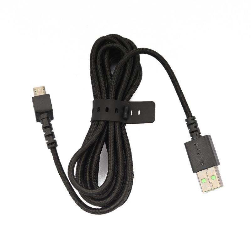Durable Nylon Braided USB Mouse Cable Line for Razer Mamba