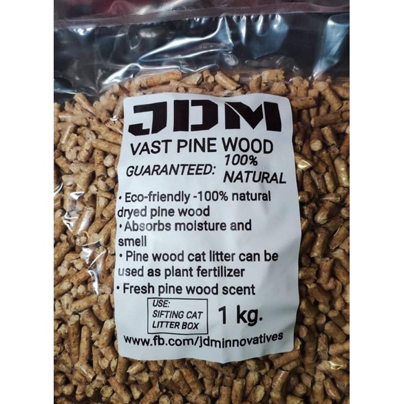 Vast Forest Pine Wood Cat Litter 1kg (REPACKED) Shopee Philippines