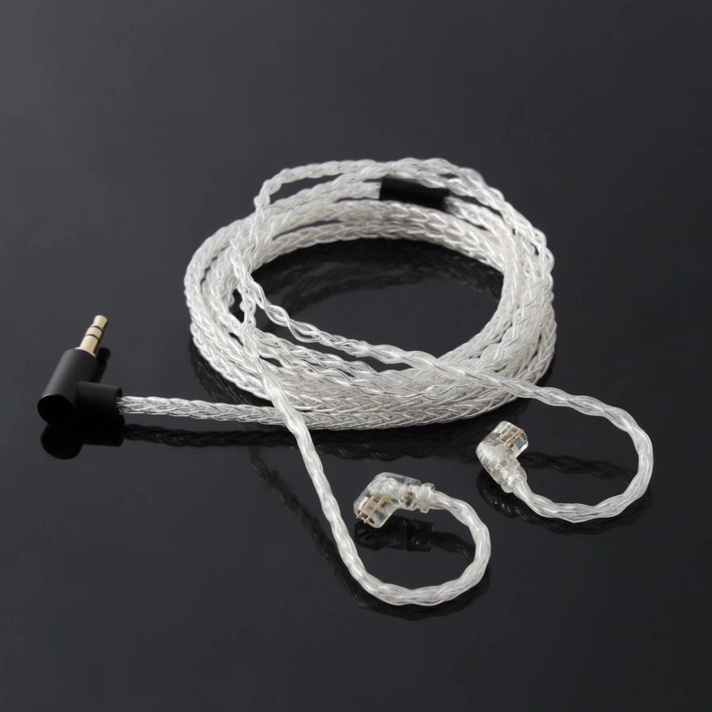 JCALLY JC08S 8 Shares 2Pin MMCX Earphone Upgrade Cable for KZ ZSN PRO X