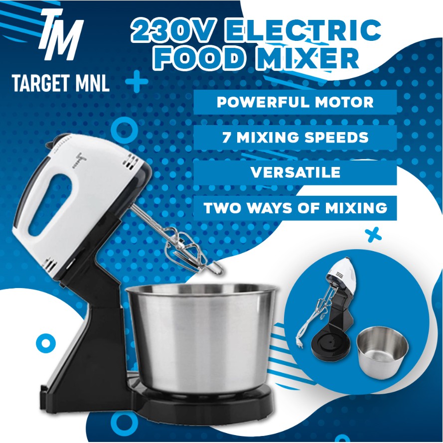 ORIGINAL Scarlett Hand Food Mixer with Bowl Electric Blender Hand Mixer